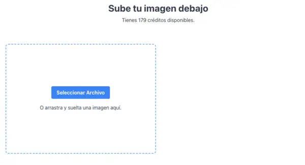 Paso 2: Sube tu imagen pixelada